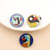 Insígnias Periféricas de Família de Pinguins Broches de Pinguim Desenho Animado Fofo Insígnias de Metal Divertidas Engraçadas Acessórios para Roupas Mochilas