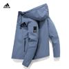 Jaqueta Masculina Tendência Primavera e Outono Transfronteiriça Jaqueta Casual com Zíper Top Esportivo Casual com Capuz em estoque