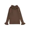 WuliBu 2026 Invierno Nuevo Ropa Interior Cálida para Niñas con Encaje de Volantes Ropa para Niña Pequeña