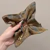 Goma de pelo retro extragrande, coletero de alta gama estilo coreano, estilo de lujo ligero y relajado, banda elástica para el pelo de alta elasticidad, accesorio para el pelo
