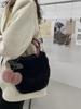 Imitação Rex Coelho Pelúcia Bolsa Cereja Bolsa Linda Menina Bolsa Nova Mulher Estilo Coreano Outono e Inverno Ombro Crossbody Bolsa