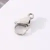 Fechos de Lagosta de Aço Inoxidável 304 Modernos Galvanizados a Vácuo Ouro 18K Joias DIY Pequenos Acessórios Ornamentos Multicor
