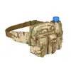 Bolsa de acessórios multifuncional destacável bolsa de cintura tática Mini bolsa de acessórios bolsa de expansão Bolsa de cintura para garrafa de água pronta entrega