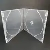 Caja de CD de un solo disco engrosada Caja de embalaje para 90 CD Caja de álbum de doble disco de DVD Caja de CD totalmente transparente