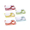 Tazón de doble color imitación porcelana melamina rojo neto picante caliente doble oreja tazón tazón maocai tazón especial para restaurante de fideos taza de sopa plato de postre traje
