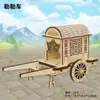 Quebra-Cabeça 3D de Madeira Mais Vendido Modelo de Edifício Antigo Brinquedo Educacional DIY de Montagem Manual Decoração para Barracas