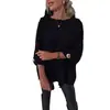 2026 Otoño Transfronterizo Europeo y Americano Nuevo Top Casual Versátil de Cuello Redondo para Mujer