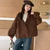 Chaqueta de otoño para niñas 2026 nuevo estilo, chaqueta corta retro de moda con cremallera para niñas mayores, top moderno