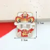 Acessórios Populares de Joias DIY para o Ano Novo: Cabeça de Dragão Paz e Bênção Joias Artesanais DIY, Acessórios para Joias DIY Esmaltados Estilo Chinês