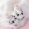 Zapatos para bebé para otoño e invierno, para niños y niñas de 0 a 1 año, zapatos de suela blanda para gatear, calcetines de felpa y engrosados para recién nacidos, anticaída