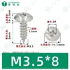 Tornillos Autorroscantes de Acero Inoxidable 304 Cabeza de Paraguas Ranura Phillips M2~M6 en Stock Estándar de Guangdong Tornillos Pequeños Autorroscantes Ranura Phillips al por Mayor