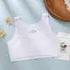 Roupa Íntima Feminina Colete Pequeno Período de Desenvolvimento 8-12 Anos Estudante Sem Marcas Seda Gelada Verão Fino Sutiã para Meninas Pequenas