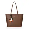 Bolsa Feminina Estilo Coreano Moda Franja Pônei Clássica Bolsa de Mão Grande Capacidade Bolsa Tote para o Dia a Dia Bolsa de Ombro Simples