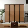 Pared divisoria de pantalla de bambú estilo chino para sala de estar, divisor móvil plegable para dormitorio, oficina minimalista moderna y uso doméstico