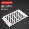 Malla de Ventilación para Gabinete de Aleación de Aluminio Blanco Cubierta Decorativa para Zapatero Rejilla de Agujero de Ventilación Rejilla de Disipación de Calor Agujero Cubierta de Agujero de Escape