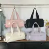 Bolso de Mano Casual de Gran Capacidad para Mujer, Bolso Versátil para Deportes y Fitness, Bolsa de Almacenamiento para Distancias Cortas, Bolso con Almohada de Viaje Portátil Cruzado