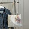Bolsas para Mulheres Novo Estilo Chinês 2025 Nova Bolsa Tote Bordada Transfronteiriça para o Dia a Dia Estilo Nacional Bolsa de Ombro Grande Capacidade Borboleta