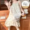 Pijama nuevo de verano para mujer, tela tejida arrugada, cuello de una palabra, falda halter con almohadilla en el pecho, ropa de casa para damas, venta al por mayor