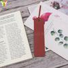 Amazon Marcador de Página de Cuero con Borla Vintage Marcador de Lectura de Cuero Crazy Horse Marcador de Página para Notas de Estudiante