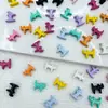 Aleación Dibujo Animado Gatito Perla Macarrón Gatito Accesorios con Perlas Joyería Hecha a Mano DIY Colgante para Bolsos Pulsera Material