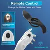 Anillo Vibrador de Silicona Bird Lock con Doble Anillo, Control Remoto, Recargable, Masajeador de Resonancia, Juguete Sexual para Adultos