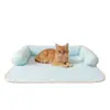Cama para perro para todas las estaciones, colchón para perro extraíble y lavable, colchoneta de verano para dormir, cama para gato, alfombrilla para dormir para perro, alfombrilla fresca con cuentas de hielo