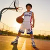 Conjunto de Uniforme de Basquete Infantil, Uniformes de Time de Basquete Personalizados de Secagem Rápida para Alunos do Ensino Fundamental, Meninos e Meninas