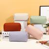 Bolsa de Cosméticos Casual de PU Ins Tendencia Nacional Pequeña Producto para el Cuidado de la Piel Cosméticos Bolsa de Cosméticos Impermeable Portátil Viaje Neceser
