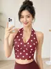 Deslumbrante Top Esportivo de Yoga com Gola Halter 2026 com Sutiã Embutido Roupa Íntima Fitness Sutiã de Treino