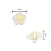 Pendientes Colgantes de Acrílico Transparente Flor de Ciruelo Agujero Recto Material para Manualidades Hecho a Mano Cuerda para el Cabello Pasador Accesorios para el Cabello