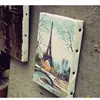 Estilo Romántico Torre Eiffel Francesa Pegatinas para Refrigerador con Llave Torre de París Pegatinas Europeas y Americanas para Refrigerador