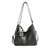 2026 Nova Moda Casual Estilosa Simples Personalidade Design Bolsa Tote Feminina Tendência Grande Capacidade Mochila para o Dia a Dia
