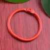 Llavero de Anillo Abierto con Hebilla de Metal Pintada de Colores Anillo para Libros de Hojas Sueltas Anillo para Tarjetas de Papelería de Álbumes de Fotos Accesorios Venta al por Mayor