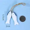 Corda de Cânhamo Decorativa DIY Mediterrânea Pequeno Pingente Criativo Mini Decoração de Parede Acessórios Feitos à Mão Barco de Pesca Âncora Pingente para Jardim de Infância