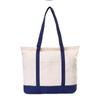 Bolsa de Lona Gruesa de Algodón, Gran Capacidad, Bolsa Tote Patchwork Colorida, Se Puede Estampar con Logo, Bolsa de Compras, Bolso de Hombro