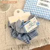 Ligas y accesorios para el cabello tipo moño de alta apariencia estilo coreano para niñas, adecuados para coletas altas y recogidos elegantes, al por mayor