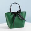 Bolso de mano con lazo y remaches, bolsa de papel, bolsa publicitaria para empresas mayoristas, bolsa de regalo, bolsa de compras, logotipo imprimible