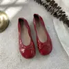 Bailarinas Boca Baja 2026 Estilo Coreano Suela Suave Nuevos Zapatos Planos Redondos para Mujer Dulce Lazo Verano