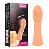 Condón de Diente de Lobo Vibratorio Largo para Hombres, Barrera de Prepucio para Adultos, Juguete Sexual para Parejas