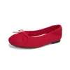 Bailarinas de Corte Bajo para Mujer 2026 Otoño Nuevo Francés Slip-on Suela Suave Cómodos para los Pies Zapatos Planos para Viajar