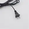 2 Enchufes 2 Cables de Bujía de Doble Núcleo Cable de Interruptor Tablero Basculante de Control Certificado 3C Estándar Nacional Accesorios de Iluminación Negros y Blancos