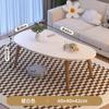 Internet Celebridade Pequena Mesa de Centro Simples Moderno Criativo Pequeno Sofá Mesa Lateral para Casa de Aluguel Simples Quarto Mesa Lateral