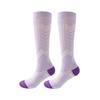 Calcetines de Compresión Deportivos Profesionales para Fitness Correr Saltar la Cuerda Calcetines Altos para Pierna Rayas de Flecha Función Deportiva Calcetines para Ciclismo