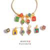 Vietnam arena oro diy accesorios colgante estilo antiguo oro estilo antiguo nube auspiciosa palabra de la suerte color gota de aceite pulsera para hombre y mujer pulsera