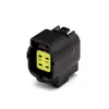 174257-2 Conector Automotivo à Prova d'Água Conector Fêmea de 4 Furos Terminal de Emenda Capa Chicote Elétrico Preto Plug