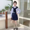 Ropa de Otoño para Niñas 2026 Nuevo Estilo Vestido Infantil Elegante de Moda Súper Bonito Conjunto JK Falda Faldas de Primavera y Otoño para Niñas