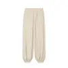 Ropa de mujer transfronteriza 2026 Moda europea y americana chaqueta holgada con cremallera y mangas abullonadas + conjunto de pantalones largos para mujer E5260587