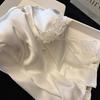 Pijama de Encaje de Seda Helada de Alta Gama Estilo Francés para Mujer, Nuevo Conjunto de Ropa de Casa Suave y Cómoda de Tallas Grandes para Primavera y Otoño