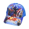 Gorra de red Spiderman Ultraman para niños transfronteriza gorra de béisbol de dibujos animados princess europea y americana sombrero de sol transpirable