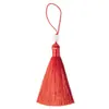 Borla Pequeña de 8 cm Flecos Material Hecho a Mano para DIY Estilo Antiguo Bolsita de Aromas Abanico Pasador Marcapáginas Colgante para Ropa Decoración de Borla